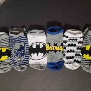 (6) pairs of Batman No Show Socks